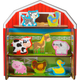 Kép 2/4 - Farm játékkészlet rakosgatható állatokkal nyitható ólajtóval