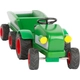 Kép 2/7 - Fa játék traktor pótkocsival