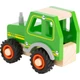 Zöld fa traktor hátulról