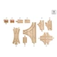 Brio 33307 11 részes advanced sínkészlet tartalma