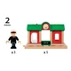 Brio World 33578 vasútállomás részei