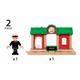Kép 5/9 - Brio World 33578 vasútállomás részei
