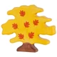 Holztiger fa figura kicsi juharfa