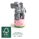 Nyomogatós fa figura - elefánt, small foot 11136