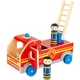 Small foot 11456 fa tűzoltóautó létrával és 2 figurával