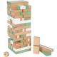 Kép 1/14 - Small foot 12217 leboruló torony, fa jenga, Gold Edition 