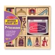 Melissa and Doug fa nyomdakészlet hercegnős bélyegzőkkel