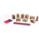 Melissa and Doug fa nyomdakészlet színes ceruzával