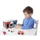 Kép 2/3 - Melissa and Doug készenléti járművek hordozható garázzsal