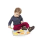 Melissa and Doug tapintásfejlesztő simogatós játék kisgyerekkel