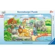 Ravensburger puzzle 15 darabos Séta az állatkertben