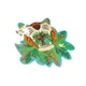 Scratch Europe forma puzzle dzsungel tigris