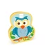 Scratch Europe forma bagoly puzzle doboza