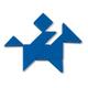 Kép 8/9 - Kék színű fa tangram