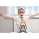 Flexa félkör íves építőelemekkel játszó gyerek