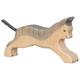 Kép 1/4 - Holztiger fa figura futó házi macska