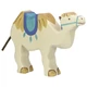 Holztiger fa figura teve nyereggel
