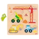 12 részes magasított puzzle munkagépekről