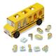Kép 1/4 - Melissa and Doug 9398 készségfejlesztő számos formabedobó iskolabusz