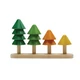 Plantoys fák montessori játék