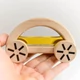 Plantoys vizesautó natúr fából