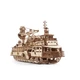 UGEARS modell - 3D puzzle kutatóhajó daruval
