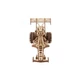 UGEARS modell - 3D kirakó - Dragster versenyautó szemből