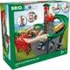 Brio World 33887 emelő és rakodó favonat szett doboza