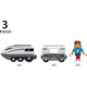 Brio 36003 turbo vonat részei