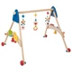 Goki Baby-Gym mozdonyos babatornázó fából és járássegítő