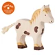 Holztiger 80044 Barna foltos póniló fa figura