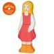 Holztiger kislány fa figura