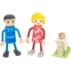 Három fababa figura