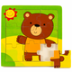 Kép 2/2 - Puzzle macis - 9 darabos