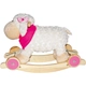 Kép 2/7 - Plüss hintaló bárány és lábbal hajtós jármű egyben, zenélő