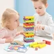 TopBright állatfigurás leboruló jenga