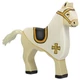 Holztiger fa figura lovagi ló