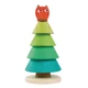 Montesszori torony fenyőfa bagollyal - Tender Leaf Toys