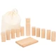 Kubb - Viking sakk utazáshoz, vászonzsákkal