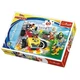 Trefl puzzle - Mickey egér autóversenyen 60 darabos puzzle