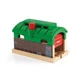Brio 33574 garázs vonat kocsiszín oldalról