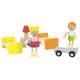 Kép 2/13 - Viga Toys fa babaház színes fa kiegészítői