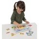 Melissa and Doug hangos puzzle a ház körül gyerek