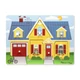 Melissa and Doug hangos puzzle a ház körül