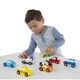 Melissa and Doug fa kisautó készlet - 9 színes fa játék autó