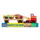 Kép 7/8 - Melissa and Doug mágneses fa autószállító kamion daruval
