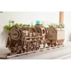 UGEARS Gőzmozdony modell fogaskerekekkel