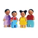 Nyári fa babacsalád - faragott fa babák - Tender Leaf Toys