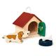 Kép 2/6 - Tender Leaf Toys fa kutya kutyaházzal